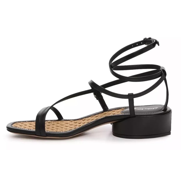 Salvatore Ferragamo EGADI 85mm STRAPPY BLOCK HEEL LEATHER SANDALS SIZE US 9.5 - Picture 11 of 15